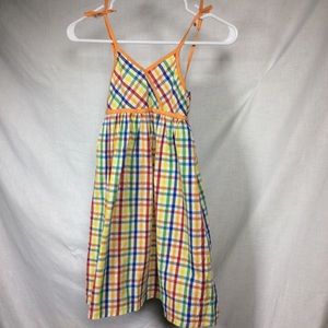 Sweet Girls Rainbow Spaghetti Strap Dress